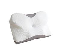 Good Nite Cervical Memory Foam Pillow, Orthopedic Neck Support Pillow for Pain Relief, Ergonomic Contour Pillow for Side Back Stomach Sleepers, Slow Rebound Breathable Washable Pillowcase, 60x40cm