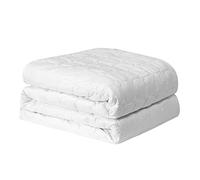 Good Nite Mattress Protector Quilted Mattress Topper Mattress Cover Pads 25cm Deep Machine Washable (White, Super King)