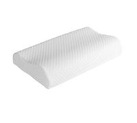 Good Nite Memory Foam Pillow Relief Shoulder Neck Pain Orthopaedic Pillows with Cervical Support Soft Deep Sleeping for Side Sleepers and Back with Washable Cover 60 x 35 cm White