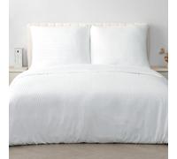 Good Nite Microfibre bed linen set 240 x 220 cm and 2 pillowcases 80 x 80 cm with zip closure (white, 240 x 220 cm + 80 x 80 cm x 2)