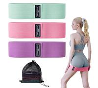 Good Nite Resistance Bands 3 Level Booty Bands Fabric Glute Bands for Targeted Leg Glute Workouts Resistance Loop Exercise Bands for Home Fitness Yoga and Pilates