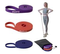 Good Nite Resistance Bands Pull Up Bands Set 3 Level Fitness Exercise Bands Strength Training Bands for Training Powerlifting Yoga and Gym Exercise