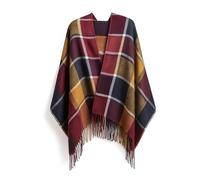 Good Nite Scarf for Women Tartan Winter Scarves Shawl Long Soft Warm Scarf Tassels Ladies Christmas Gifts (Purple)