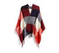 Good Nite Scarf for Women Tartan Winter Scarves Shawl Long Soft Warm Scarf Tassels Ladies Christmas Gifts (Red)