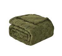 Good Nite Throw Blanket Flannel Fluffy Blanket Versatile Soft Blanket for bed Sofas Couch Bedroom and Offices (Grey 150x130 cm)