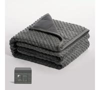 Good Nite Weighted Blanket Adult 8kg 150x200cm Grey | Reversible, Soft Fabric heavy blanket, Cozy for Bed and Sofa, Eases Stress & Anxiety