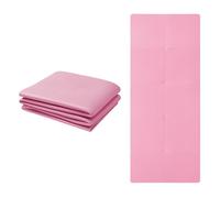 Good Nite Yoga Mat TPE Foldable Portable Non Slip Exercise Fitness Gym Pilates Sport Travel Mat for Women Men 183 x 61 x 0.6 cm (Pink)