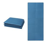 Good Nite Yoga Mats TPE Folding Yoga Mat Non-Slip Portable Gymnastics Pilates Travel 183 x 61 x 0.6 cm Navy