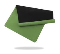 Good Nite Yoga Mat TPE Large XXL 190x100x0.6cm Non-Slip Exercise Gymnastics Sports Fitness Training Pilates Mat Green/Black