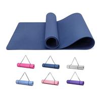 Good Nite Gymnastics Mat Yoga Mat Fitness Mat Non-Slip Training Mat Sports Turn Mats Pilates Mat Floor Gym Mat with Carry Strap 183 x 61 x 0.6 cm (Navy Blue) (0)