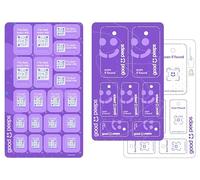 Good Peeps Lost & Found Stickers and Tags - QR Labels for Water Bottles, Luggage, Laptops, Pet Collars, and More - Purple