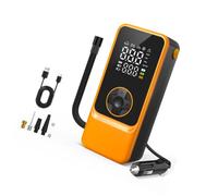 Good Pressure Small Inflator with Automatic Stop Function Two Power Sources for Automotive Tires Inflatable Items Travel Compact Air Compressor