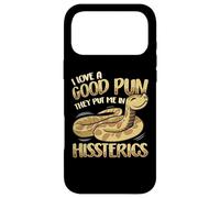 Good Pun Put Me In Hissterics Hognose Snake Puns Reptile Case for iPhone 17 Pro Max