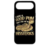 Good Pun Put Me In Hissterics Hognose Snake Puns Reptile Case for iPhone Air