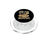 Good Pun Put Me In Hissterics Hognose Snake Puns Reptile PopSockets PopGrip for MagSafe