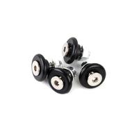 Good Quality Universal Black For Storage Box Bushing Pad Motorcycle Luggage 12pcs 4set Black CNC Aluminum Alloy