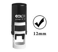 Good Self Inking Mini Rubber Stamp Colop Round Decorative Teachers Stamps 12mm