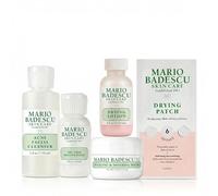 Good Skin Is Forever and Clear by Mario Badescu for Women - 5 Pc Gift Set 2oz Acne Facial Cleanser, 1oz Oil Free Moisturizer, 1oz Drying Lotion, 0.5oz Healing and Soothing Mask, 60 Oct Drying Patch