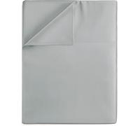 Good Sleep Bedding Flat Sheet Double Size - 1 Pc, 100% Egyptian Cotton Flat Sheets for Dorm, 1000 TC Double Flat Sheet, Luxury Soft Flat Bed Sheets - Light Grey