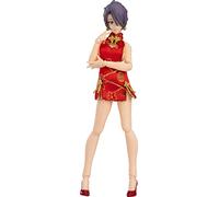 GOOD SMILE COMPANY figma Figure Female Body (Mika) with Mini Skirt Chinese Dress Outfit, Red