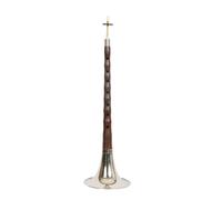 Good Sound Quality Mahogany Bk Sandalwood Suona In D Key For Adults Beginners Suona Instrument Suona For Adult Beginners (Color : Ebony white bowl)