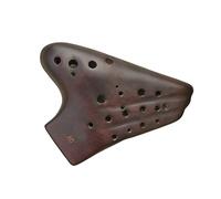 Good Sound Three Tubes Alto C Ocarina Flute Smoked Burn Multichamber 3-pipes AC Tone Ocarina ocarina instrument