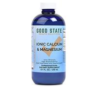 Good State | Ionic Calcium & Magnesium | Natural | Nano Sized Mineral Technology | Professional Grade | Supports Healthy Absorption of Minerals Levels | 48 Servings | 8 Fl oz Bottle