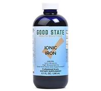Good State | Ionic Iron | Natural | Nano Sized Mineral Technology | Professional Grade | Supports Healthy Heart, Skin & Bones | 48 Servings at 10 mg, Plus 2 mg Fulvic Acid | 8 Fl oz Bottle