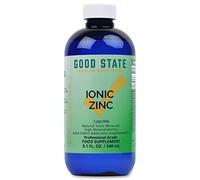 Good State | Liquid Ionic Zinc | Dietary Supplement | Great for Immune System | 96 Servings at 18 Mg | 8 Fl oz Bottle