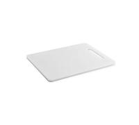 GOOD STUFF White Plastic Chopping Board with Slot, Size 25 x 15 cm (1 Piece)