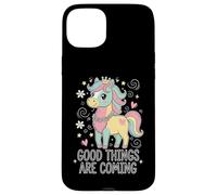 Good Things Are Coming Cute Pastel Unicorn Princess Girls Case for iPhone 15 Plus