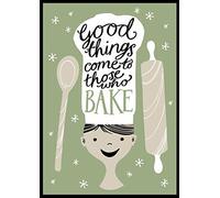 Good Things Come To Those Who Bake Tea Towel 100% Cotton Home & Dry Range