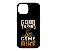 Good Things Come To Those Who Hike Hiking Hiker Gift Vintage Case for iPhone 14