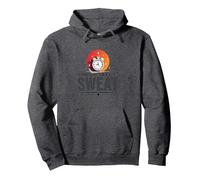 Good Things Come To Those Who Sweat Workout Motivation Pullover Hoodie, Adult Unisex, Dark Heather Grey, L