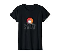 Good Things Come to Those Who Sweat Workout Motivation T-Shirt, Women, Black, 3XL
