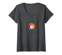 Good Things Come to Those Who Sweat Workout Motivation V-Neck T-Shirt, Women, Dark Heather Grey, L