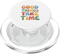 Good Things Take Time Boho Motivational Self Love PopSockets PopGrip for MagSafe