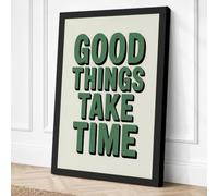 Good Things Take Time Canvas Wall Art Print 30x20 Inch