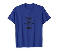 Good Things Take Time Hourglass Inspirational T-Shirt, Men, Royal Blue, M