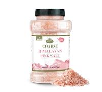 Good Tierra Himalayan Pink Salt, Coarse, 2.5 lb Jar, Rock Salt,Grinder Salt