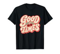 Good Times Saying Retro Vintage Fruit 70s Cherry Value Graphic T-Shirt