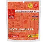 GOOD TO-GO Marinara Noodles (Single Serving) | Camping & Backpacking Food, Backpacking Meals With Just Water, Dehydrated Meals To Go Taste Better Than Food