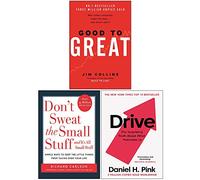 Good To Great [Hardcover], Don't Sweat the Small Stuff, Drive Daniel H. Pink 3 Books Collection Set