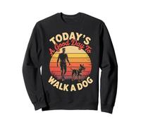 Good To Walk A Dog Sitting Dog Owners Vintage Dog Trainer Sweatshirt