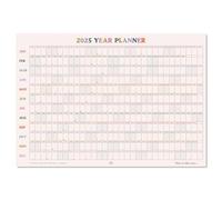 Good Tuesday - 2025 Year Wall Planner, This is the Year - A1 Planner, Landscape - With Week Numbers & Moon Phases - Non-Toxic Vegetable Ink, 100% Recycled Matte Paper - UK Made