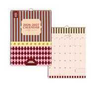 Good Tuesday - 2026-2027 Boho Circus A4 Mid Year Calendar, Colourful Portrait Wall Calendar, Monday Start, UK & US Holidays, Week Numbers, Moon Phases, Recycled Paper, Made in the UK