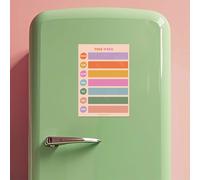 Good Tuesday A4 Magnetic Colour Block Weekly Planner Fridge Magnet Planner