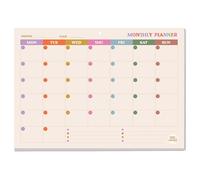 Good Tuesday, A4 Monthly Planner Pad - You Got This, Colourful Design - 52 Tear-away Pages - Undated Planner, Important Notes - 100% Recycled & Recyclable Paper, UK Made