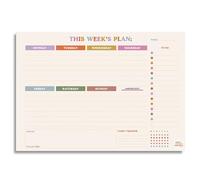 Good Tuesday - A4 You Got This Weekly Planner Pad - 52 Tear Away Pages - Ideal for Students and Offices - Printed on 100% Recycled Uncoated Matte Paper - Designed & Made in the UK