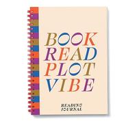 Good Tuesday - A5 Hardback Reading Journal with 104 Coloured Pages. Includes a Yearly Overview, Wishlist & Daily Reading Log, Wiro-Bound, Printed on 100% Recycled Paper, Designed & Made in the UK